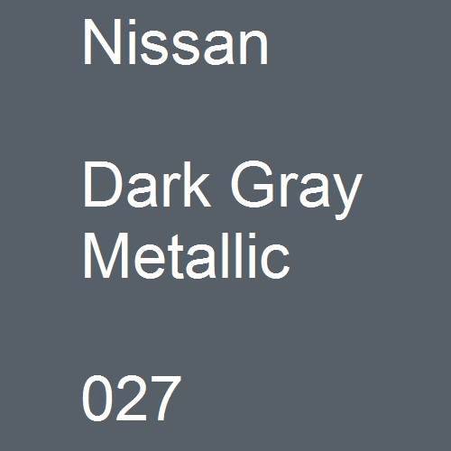 Nissan, Dark Gray Metallic, 027.